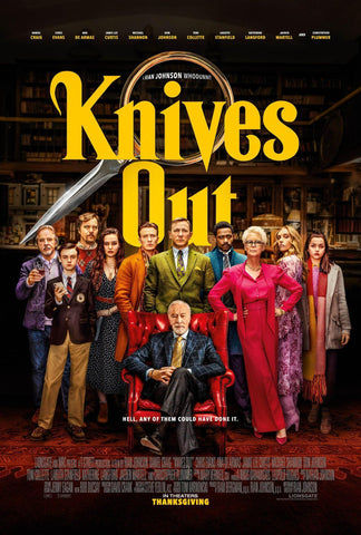 Knives Out - Daniel Craig - Oscar 2019 - Hollywood Mystery Movie Poster - Life Size Posters by Kaiden Thompson