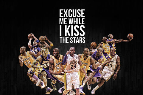 Kobe Bryant - LA Lakers Purple Gold - NBA Basketball Great Poster - Canvas  Prints by Kimberli Verdun, Buy Posters, Frames, Canvas & Digital Art Prints