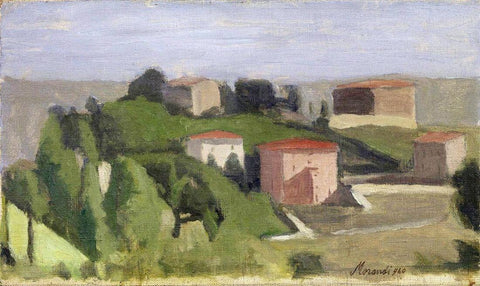 Landscape (Paesaggio) - Giorgio Morandi by Giorgio Morandi
