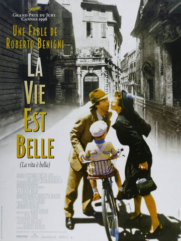 Life Is Beautiful (La Vie Est Belle) - Roberto Benigni - Hollywood Cult Classic Movie Poster - Framed Prints