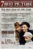 Life Is Beautiful (La Vita E Bella) - Roberto Benigni - Hollywood Classic War Movie Poster - Canvas Prints
