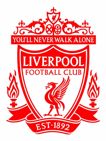 Youll Never Walk Alone - Liverpool Football Crest - Art Prints by Tallenge Store