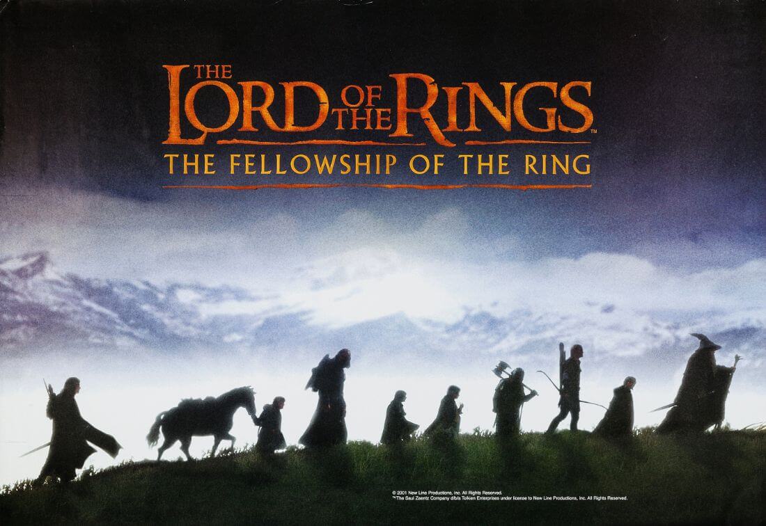 Fellowship of the Ring - Lord of the Rings Movie Poster