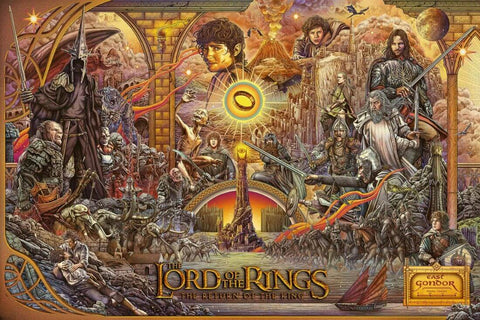 Lord Of The Rings - Return Of The King - Fan Art Poster - Large Art Prints