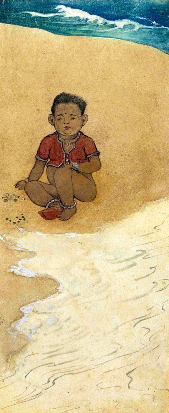 Lost Child - Nandalal Bose - Bengal School Indian Painting - Art ...