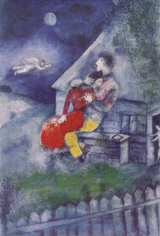 The Lovers - Posters by Marc Chagall