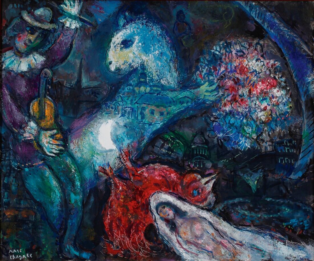 大人気特価】 ヤフオク! - Marc Chagall LA BELLE DE NUIT 海外版超