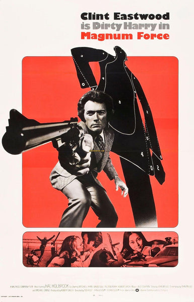 Magnum Force - Clint Eastwood (Dirty Harry Series)- Hollywood Classic Action Movie Poster - Art Prints