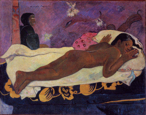 Spirit of the Dead Watching (Manao Tupapau) - Large Art Prints by Paul Gauguin