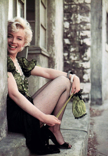 Marilyn Monroe - Fishnets At  Bus Stop- Classic Hollywood Poster - Posters