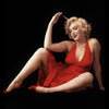 Marilyn Monroe - Red Dress Pin Up Poster - Canvas Prints