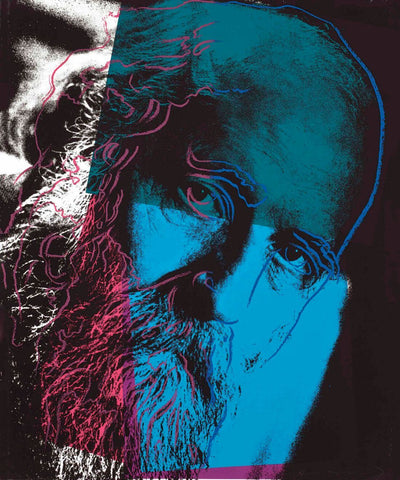 Martin Buber - Ten Portraits of Jews of the Twentieth Century - Andy Warhol - Pop Art Print - Posters