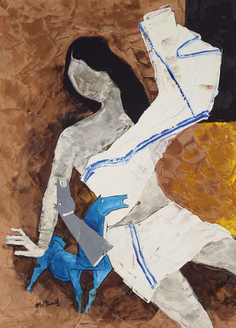 Medha II- Maqbool Fida Husain – Painting - Posters