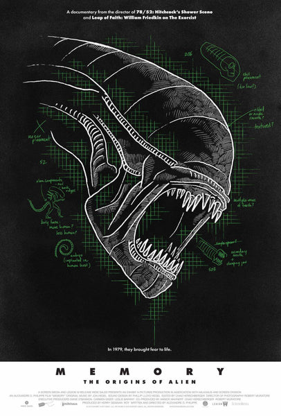 Memory - The Origin of Aliens - Bijan Aalam - Sci-Fi Cult Classic Hollywood English Movie Poster - Life Size Posters
