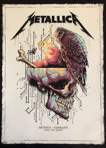 Metallica - Munich Concert 2019 - Music Concert Poster - Canvas Prints