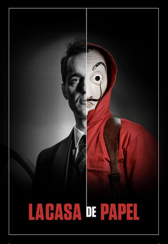 Money Heist - Netflix TV Show Poster - Life Size Posters by Tallenge Store