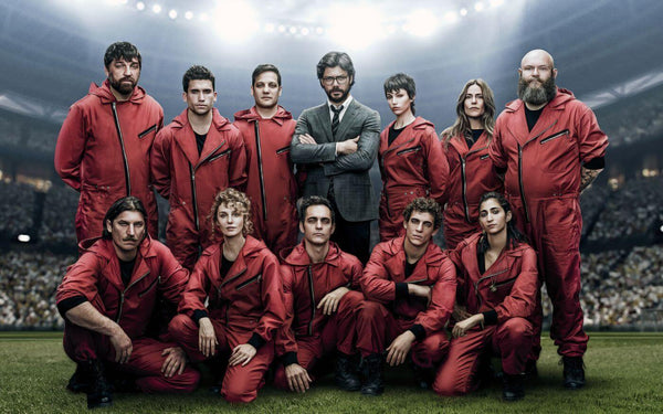 Money Heist 3 Cast - Netflix TV Show Poster Art - Canvas Prints