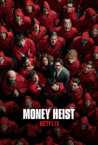 Money Heist 4 - Netflix TV Show Poster - Life Size Posters by Tallenge Store