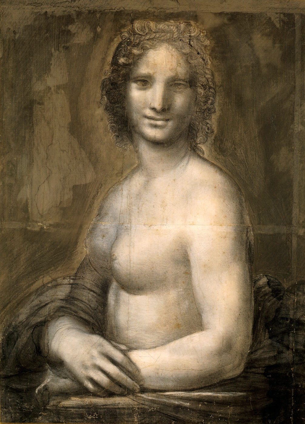 Monalisa Xx - Nude Mona Lisa ( La Joconde nue ) - Leonardo da Vinci - Large Art Prints by  Leonardo da Vinci | Buy Posters, Frames, Canvas & Digital Art Prints |  Small, Compact, Medium and Large Variants