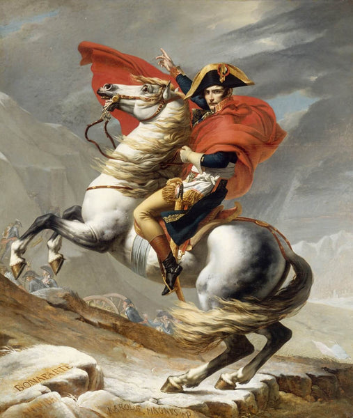 Napoleon Crossing the Alps I Canvas Print Rolled • 20x24 inches(On Sale 25% OFF)