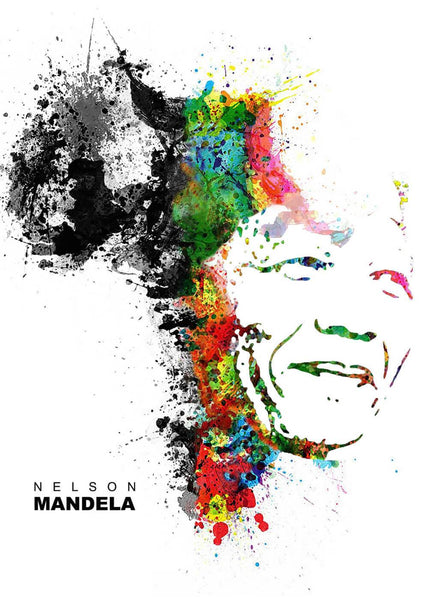 Nelson Mandela - Canvas Prints