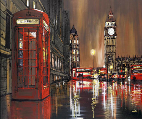 Neon London Nights - London Photo and Painting Collection - Art Prints