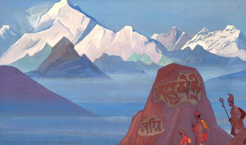 Path To Kailas - Nicholas Roerich Painting – Landscape Art - Posters by Nicholas Roerich