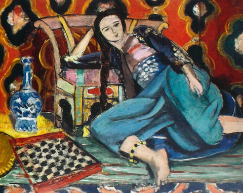 Odalisque with a Turkish Chair - Henri Matisse - Posters