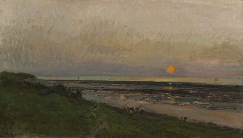 Sunset At Villerville, 1874 - Life Size Posters by Charles-François Daubigny