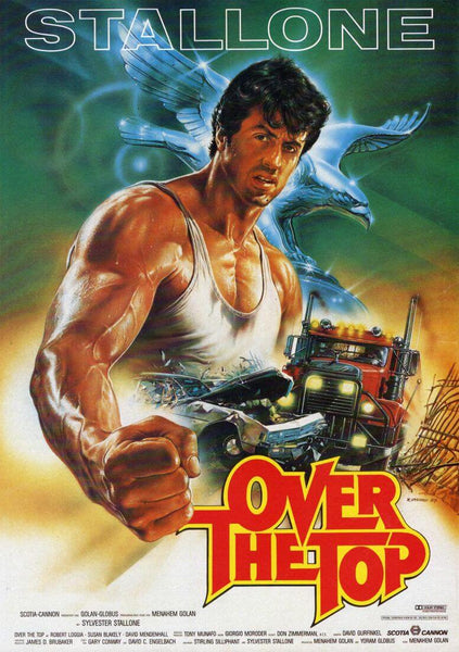 Over The Top - Sylvester Stallone - Hollywood Cult Classic Action Movie Poster - Canvas Prints