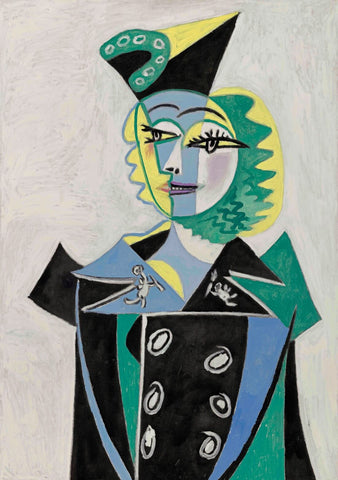 Portrait of Nusch Éluard (Portrait de Nusch Éluard) – Pablo Picasso Painting - Posters by Pablo Picasso