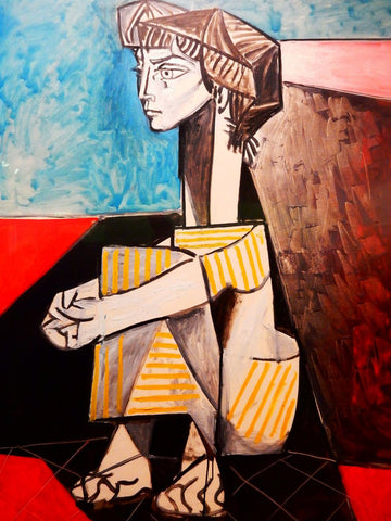 Pablo Picasso - Jacqueline Avec Les Mains Croisées - Jacqueline with Crossed Hands - Large Art Prints by Pablo Picasso