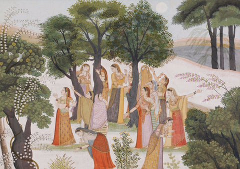 Painting of Krishna in Bhagavat Purana - Canvas Prints by Anonymous Artist