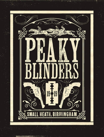 Peaky Blinders - Small Heath Birmingham - Netflix TV Show - Fan Art Graphic Poster - Art Prints