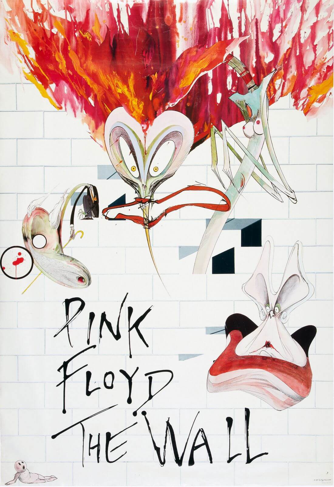Pink Floyd The Wall Block Giant Wall Art Poster