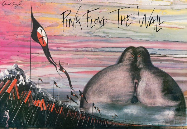 Pink Floyd - The Wall  (Marching Hammers) - Art Poster - Canvas Prints