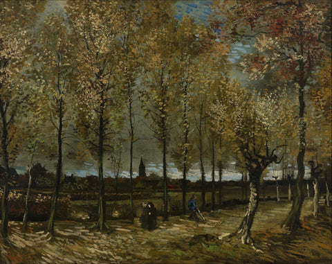 Poplars Near Nuenen - Framed Prints by Vincent Van Gogh