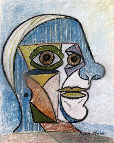 Portrait Of Pablo Picasso - Dora Maar Painting - Posters by Pablo Picasso