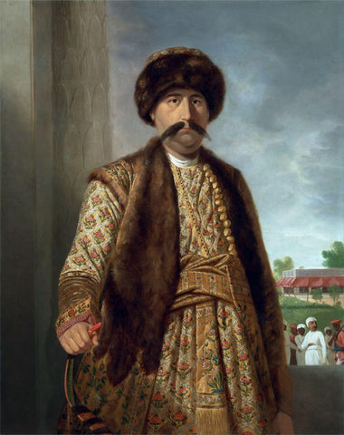 Portrait Of Shuja-Ud-Daula  Nawab Of Oudh - Tilly Kettle - Indian Royalty Painting - Posters by Tallenge