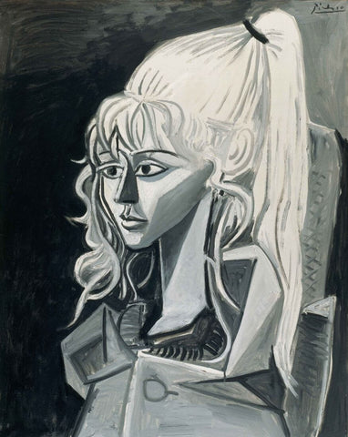 Portrait Of Sylvette David - Pablo Picasso Painting - Posters by Pablo Picasso