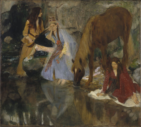 Portrait of Mlle Fiocre in the Ballet La Source - Posters by Edgar Degas