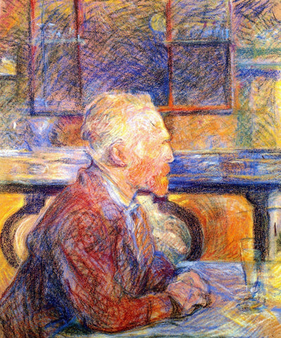 Portrait of Vincent van Gogh by Henri de Toulouse-Lautrec - Life Size Posters by Vincent Van Gogh
