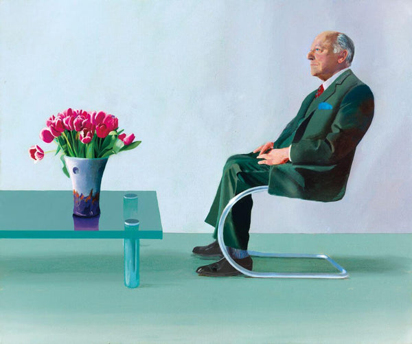 Portrait of Sir David Webster - David Hockney - Modern Portrait Painting - Art Prints