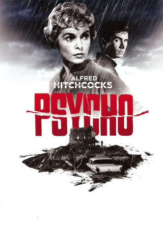 Psycho - Alfred Hitchcock 1960 Classic Horror Movie - Hollywood Movie Poster - Canvas Prints