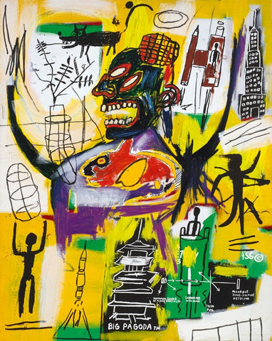Pyro - Jean-Michel Basquiat - Abstract Expressionist Painting - Art Prints