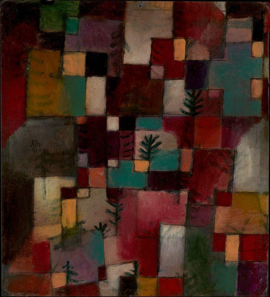 Red Green And Violet (Yellow Rhythms) - Paul Klee - Life Size Posters