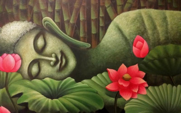 Sleeping Buddha I - Large Art Prints