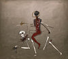 Riding With Death - Jean-Michael Basquiat - Masterpiece Painting - Framed Prints