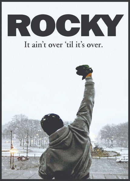 Rocky Balboa - Sylvester Stallone - Motivational Quote (2) - Life Size Posters