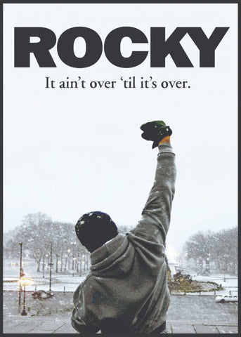 Rocky Balboa - Sylvester Stallone - Motivational Quote (2) - Canvas Prints